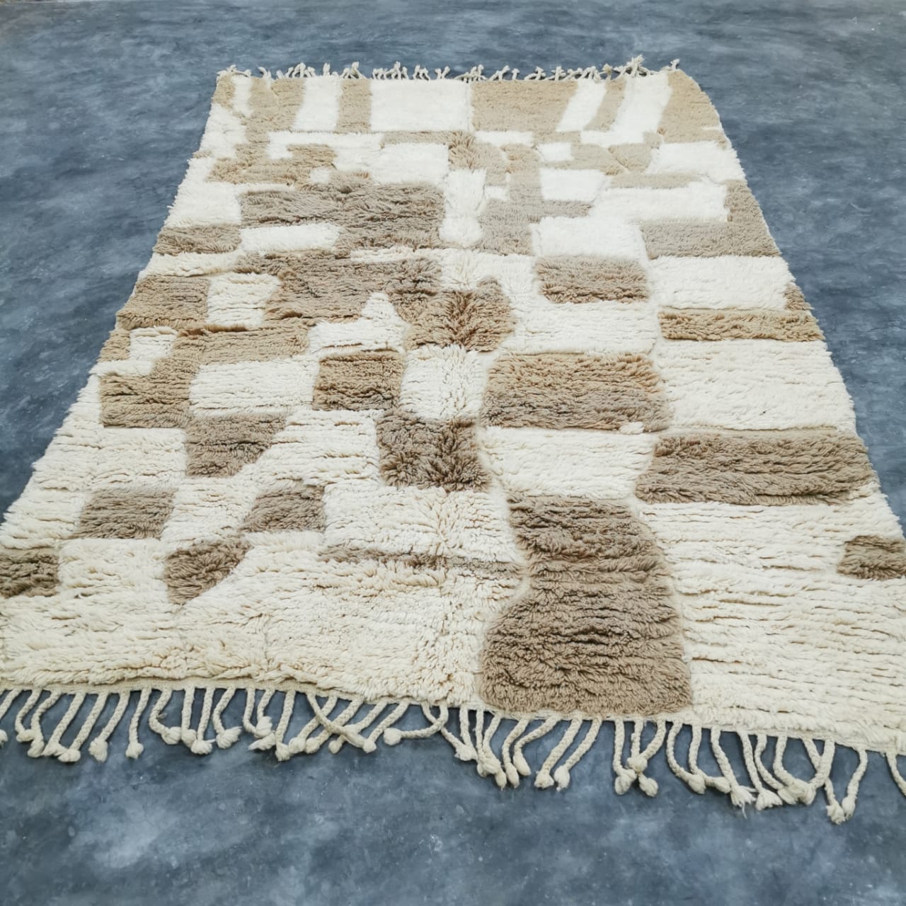 Artisan made Moroccan Berber Wool Rug