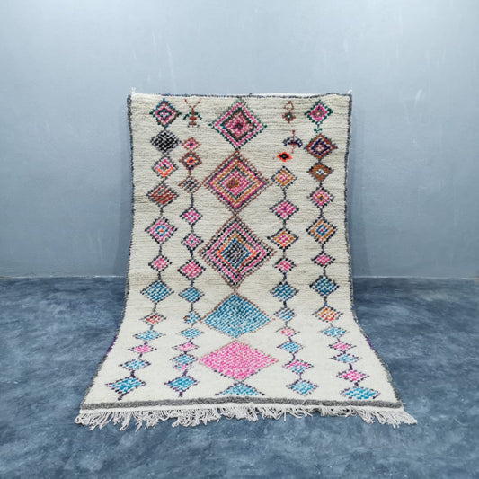 Unique Moroccan Berber Rug Crafted with Cultural Richness