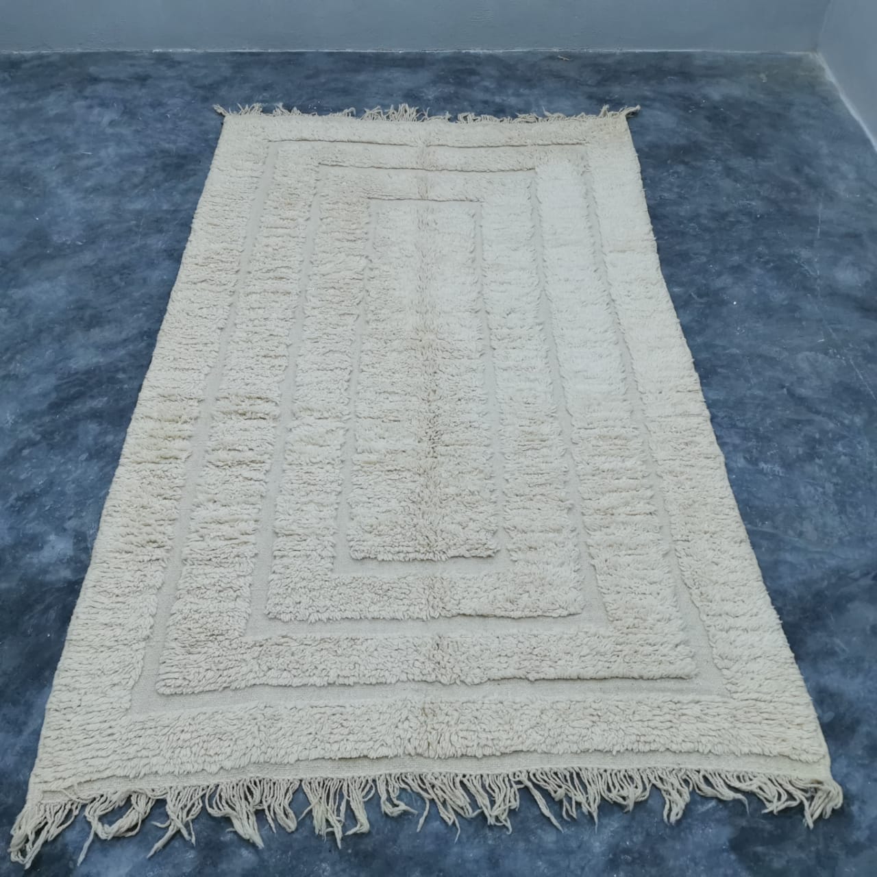 Classic Beni Ourain Style Wool Rug Timeless Elegance