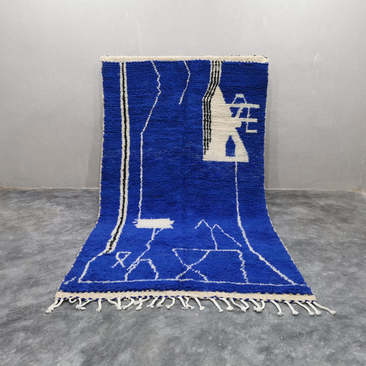Modern Berber Shag Rug Chic Moroccan Comfort