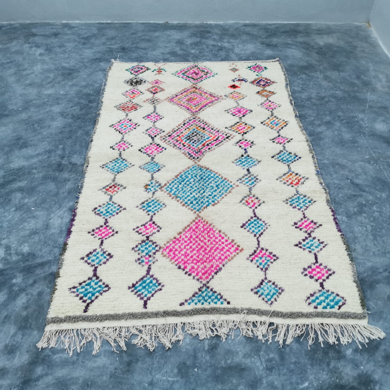 Unique Moroccan Berber Rug Crafted with Cultural Richness