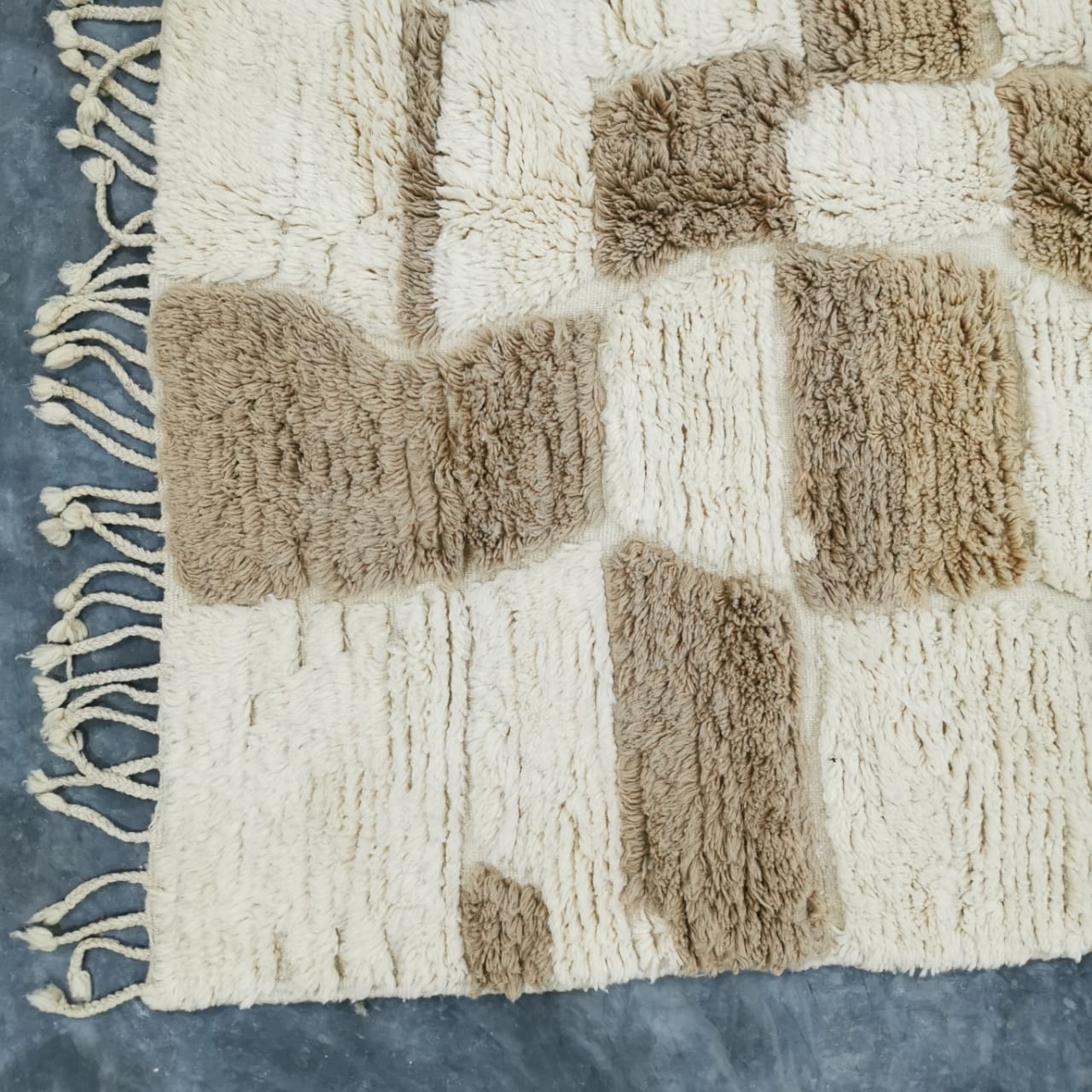 Artisan made Moroccan Berber Wool Rug