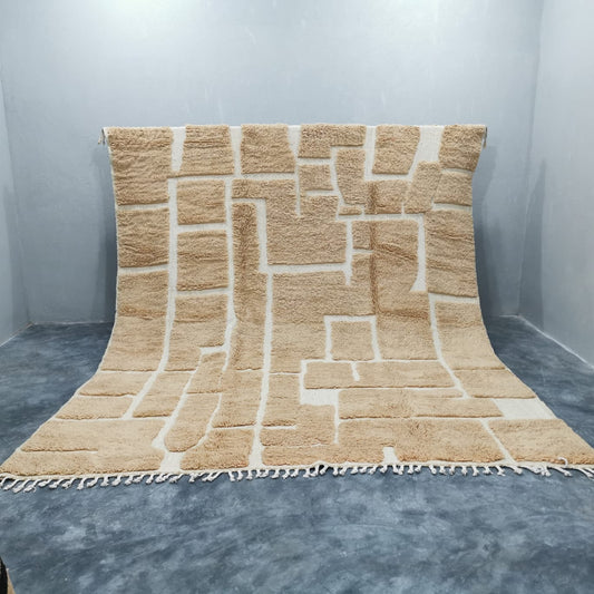 Spacious Moroccan Living Room Rug Comfortable Retreat
