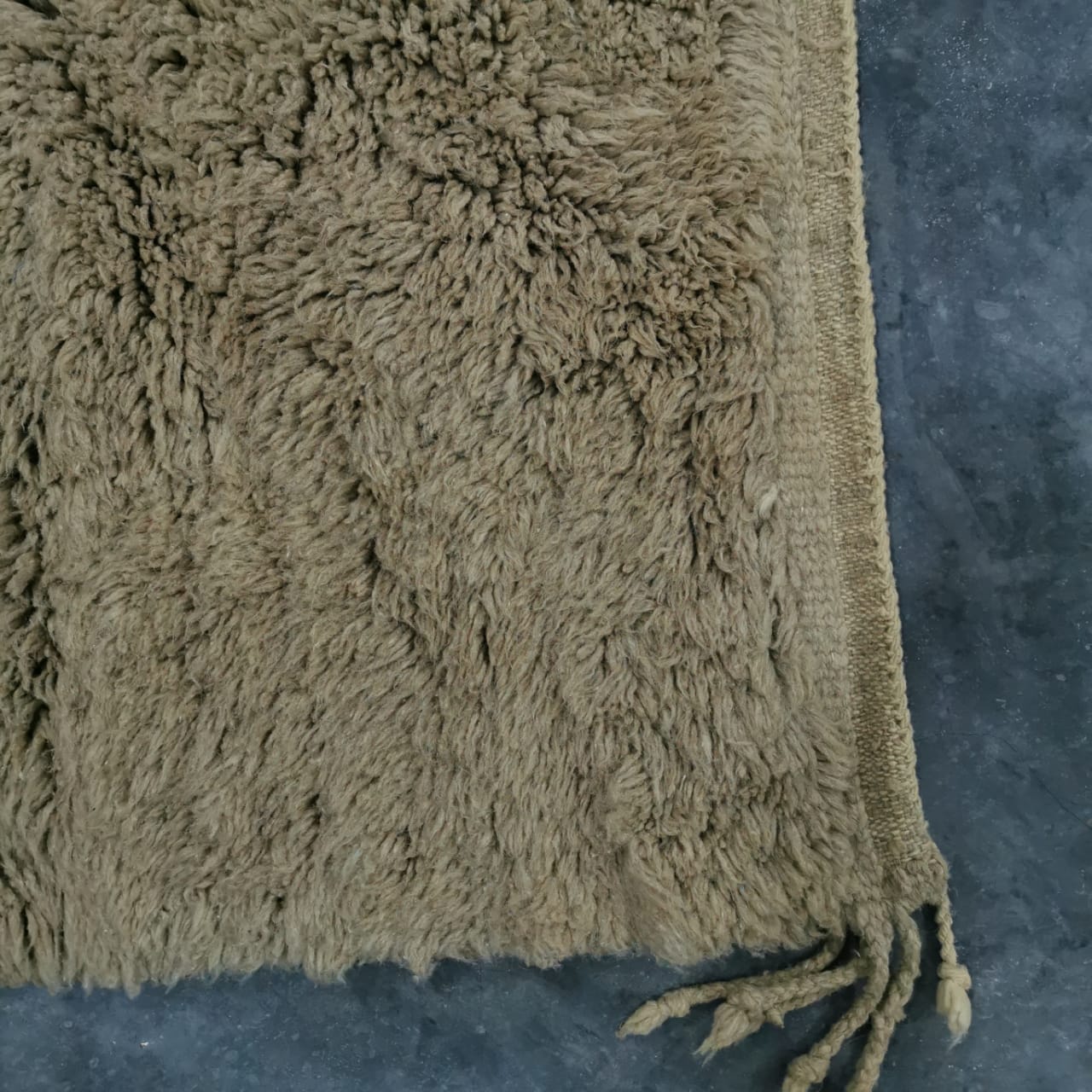 Custom Berber Wool Rug Genuine Lamb Wool  Handmade