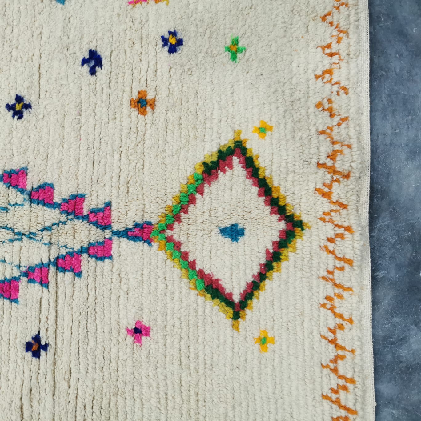 Exquisite Handmade Moroccan Berber Wool Rug