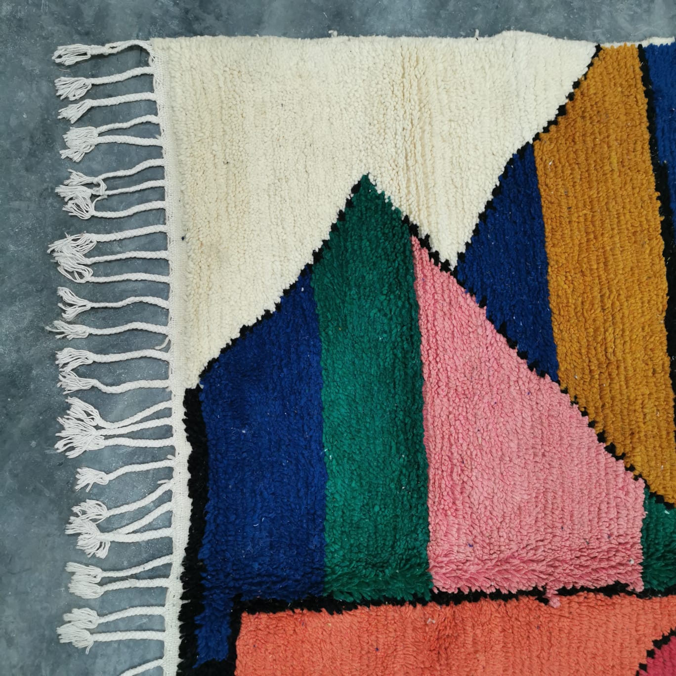 Home Renovation Rug Handmade Moroccan Berber Wool Carpet