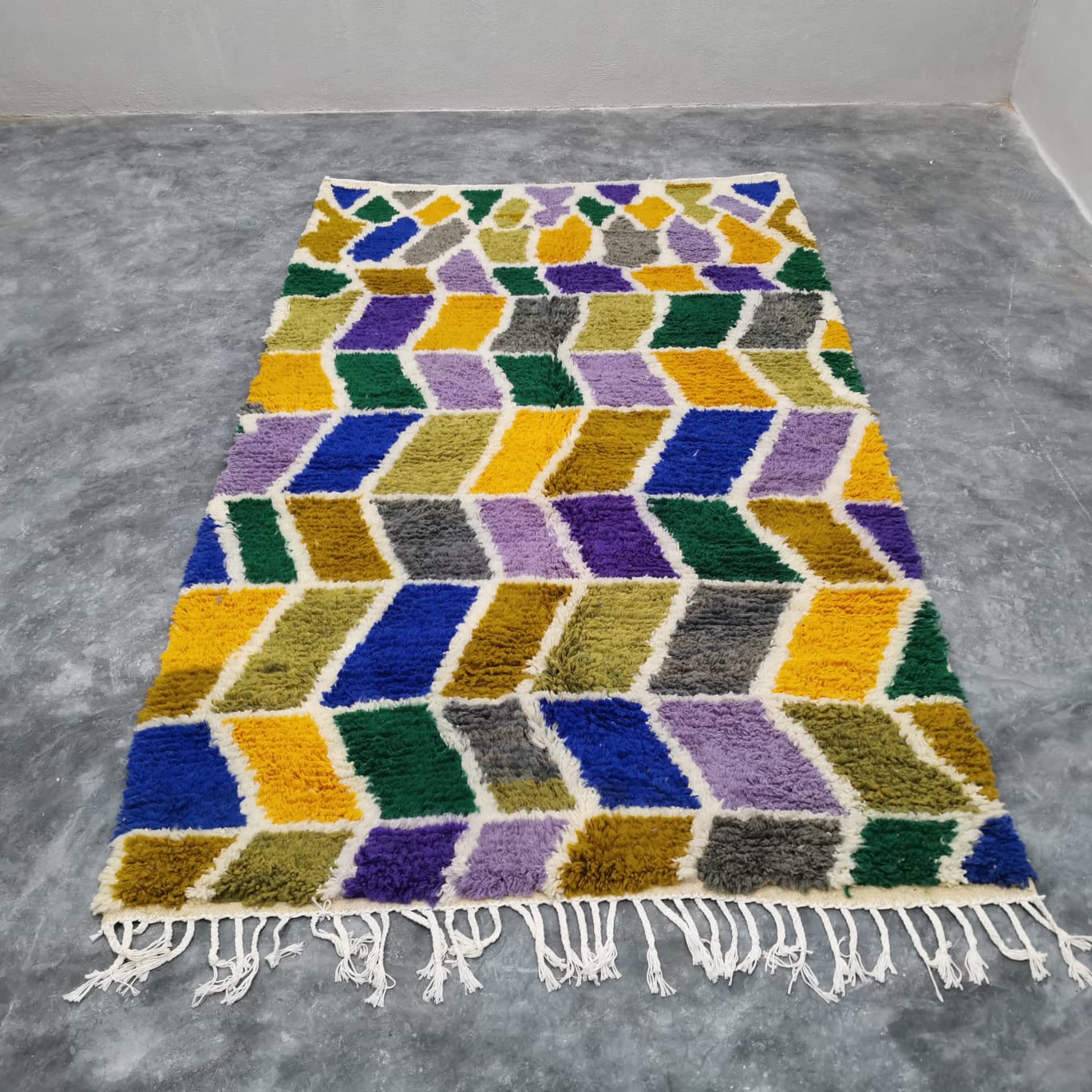 Handcrafted Moroccan Berber Wool Rug