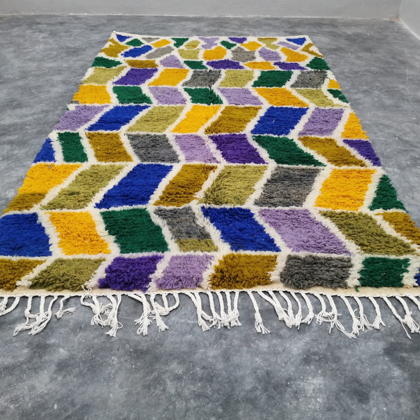 Handcrafted Moroccan Berber Wool Rug