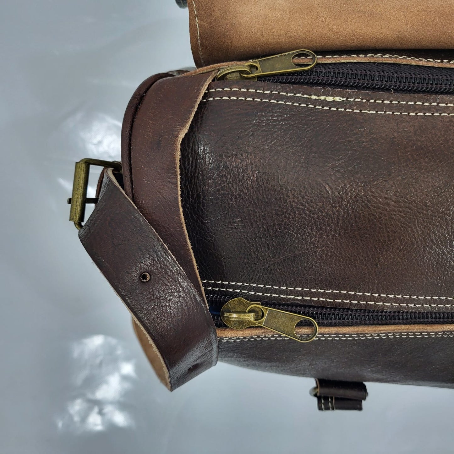 Explore Our Handmade Moroccan Leather Travel Bag for Discerning Men